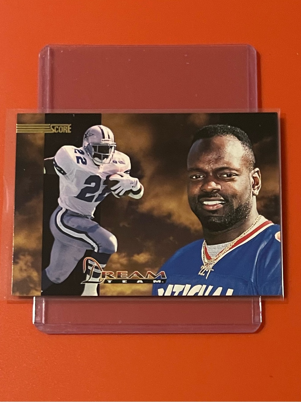 Emmitt Smith #2 1993 Score [Dream Team] Football Trading Card